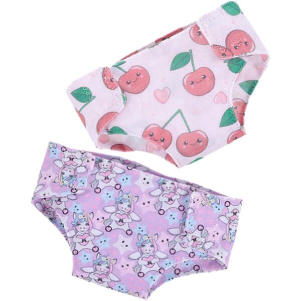 Set 2 Culotte per Bambola in Tessuto Resistente per Bambole 18 Pollici - Giochi di Ruolo