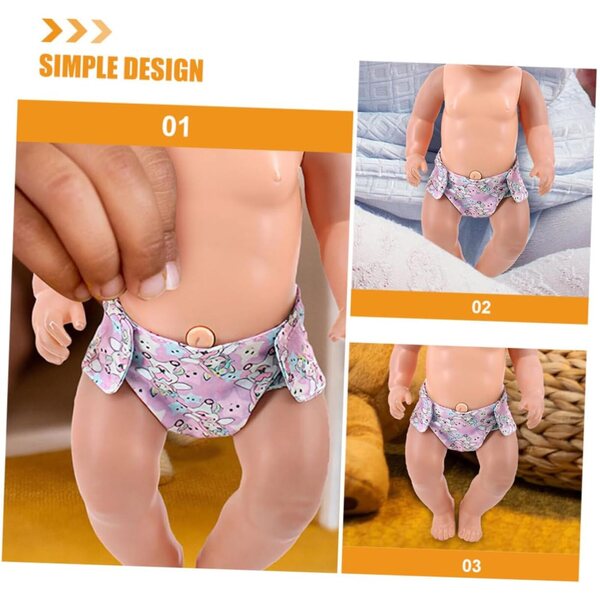 Set 2 Culotte per Bambola in Tessuto Resistente per Bambole 18 Pollici - Giochi di Ruolo