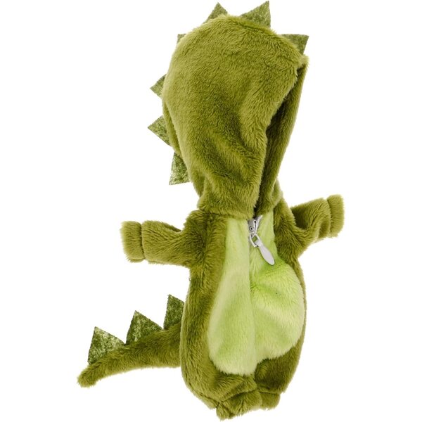 Tuta da dinosauro morbida e leggera per bambola da 15x10 cm - simpatico abbigliamento da cartone animato