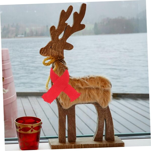 Gestrickte Mini-Weihnachtsschals aus roter, grüner und weißer Wolle – 30 dekorative Teile für Puppen und Spielzeug
