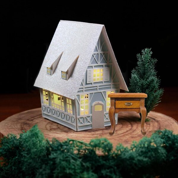 BESPORTBLE Tavolino Vintage in Miniatura 1/12 con Cassetto per Casa delle Bambole