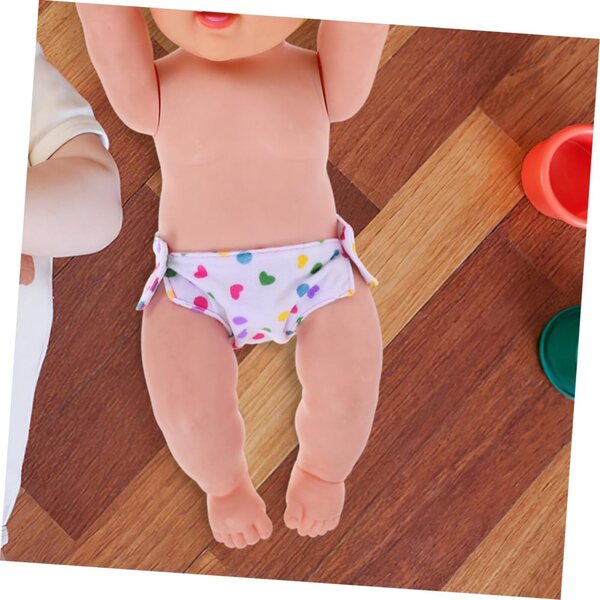 Set 4 Couches Lavabili per Bamboles - Accessori Sicuri e Riutilizzabili per Bambine