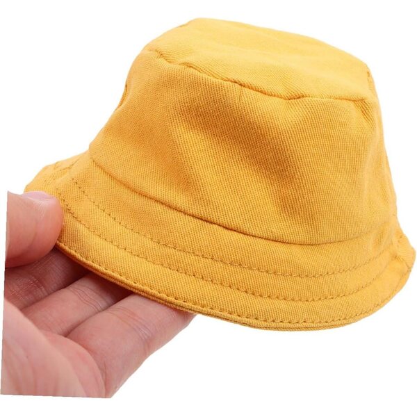 2 Mini Cappelli in Poliestere per Bambole da 10 cm - Casquette Pescatore Cosplay