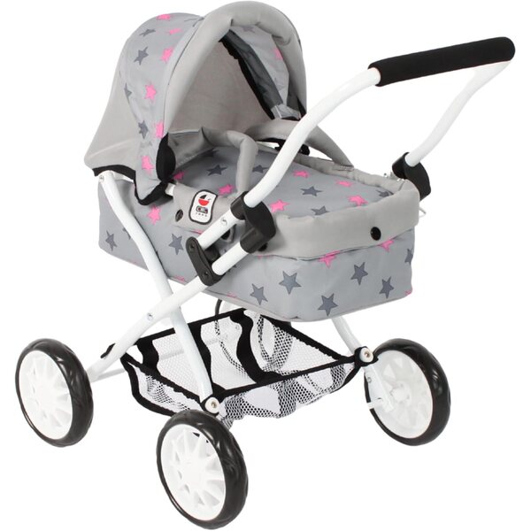 Bayer Chic 2000 Zusammenklappbares Smarty Doll Poussette mit Zubehör, Höhe 56 cm