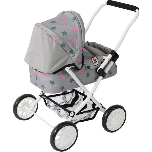 Bayer Chic 2000 Zusammenklappbares Smarty Doll Poussette mit Zubehör, Höhe 56 cm