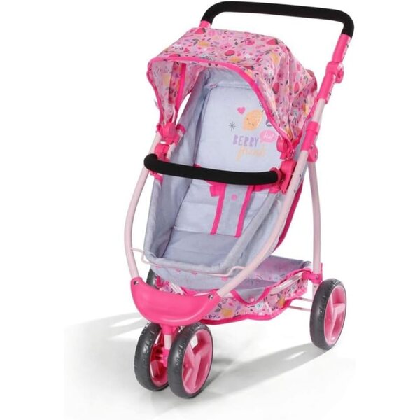 BABY born Kinderwagen umwandelbar in einen Jogger mit Verdeck für Puppen bis 43 cm