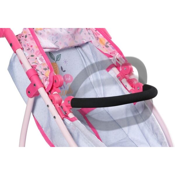 BABY born Kinderwagen umwandelbar in einen Jogger mit Verdeck für Puppen bis 43 cm