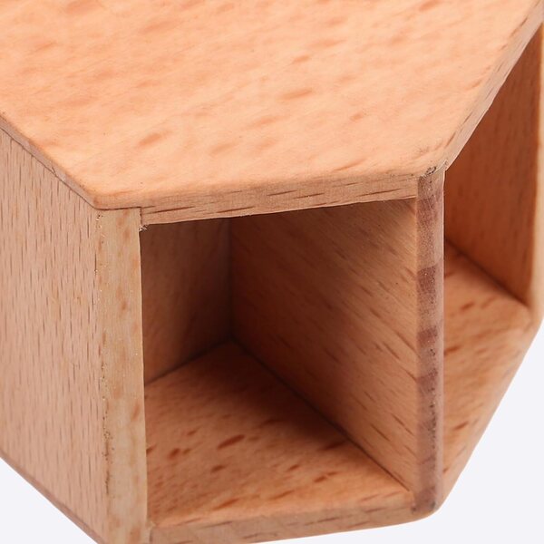 ifundom Tavolino da Tè Miniatura in Legno per Casa delle Bambole 5,2x4,6x4 cm