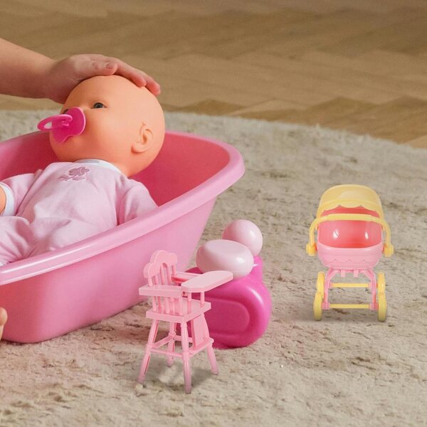 Realistisches und kindersicheres Puppen-Poussette und Hochstuhl aus ABS