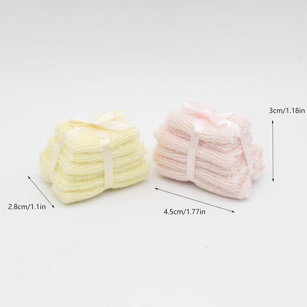 Asciugamano in Miniatura per Casa delle Bambole CAZSTYK - Accessorio Realistico e Morbido