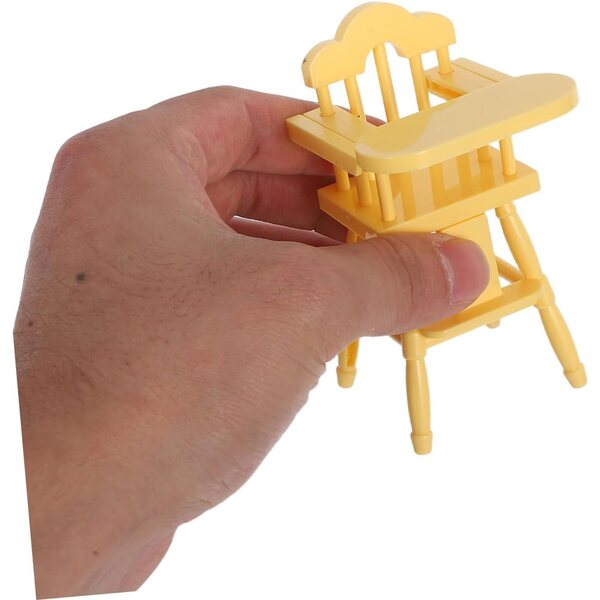 Mini-Poussette und Hochstuhl-Set für Puppen aus sicherem ABS – Spiel und Entwicklung für Kinder
