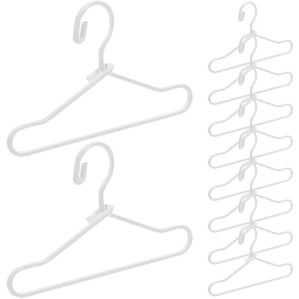 Grucce Miniatura 40mm Metallo Bianco Resistenti per Casa Bambole Set 55 Pezzi