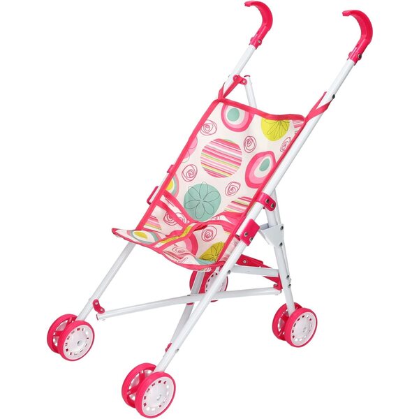 Jazzy Falt-Poussette für Puppen bis 50 cm – sicher und stabil für Kinder ab 3 Jahren