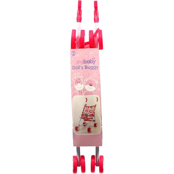 Jazzy Falt-Poussette für Puppen bis 50 cm – sicher und stabil für Kinder ab 3 Jahren