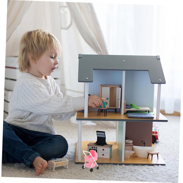 Poussette realistische Miniaturrosen für das Puppenhaus – robust und detailliert ERINGOGO