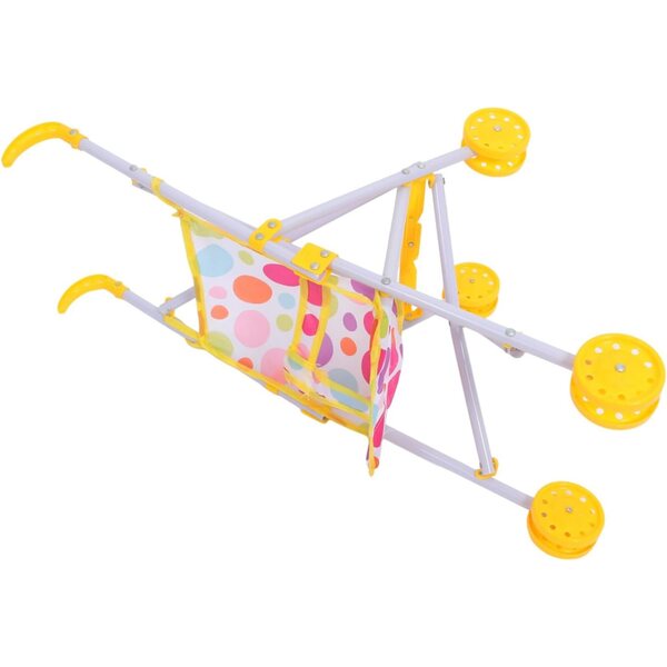 HONITANO Realistische Puppenpoussette 49x35x23 cm, Puppenhauszubehör