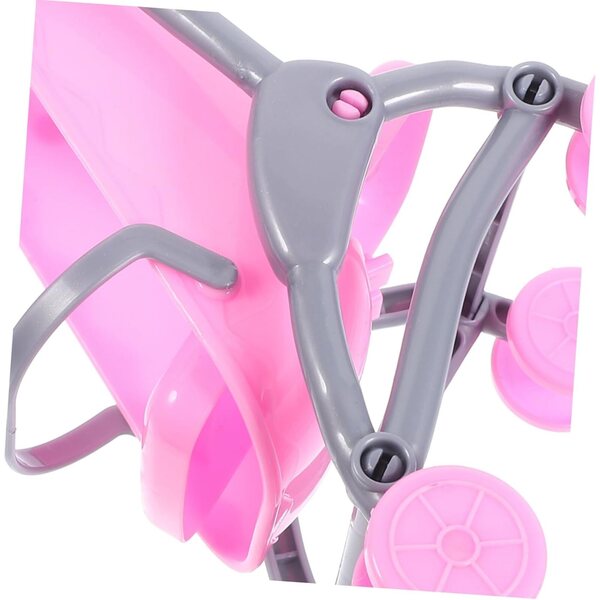 Vaguelly Set 2 Poussette per Bambole in ABS Realistica e Compatta per Gioco e Decorazione