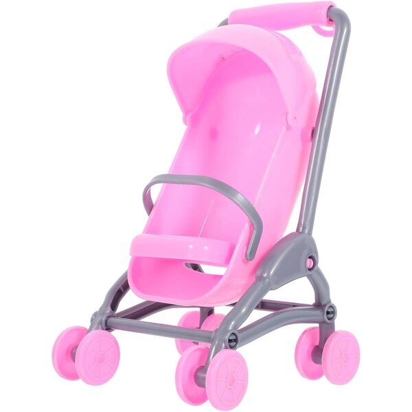 Vaguelly 2-teiliges Poussette für realistische und rosafarbene Puppen für Mädchen