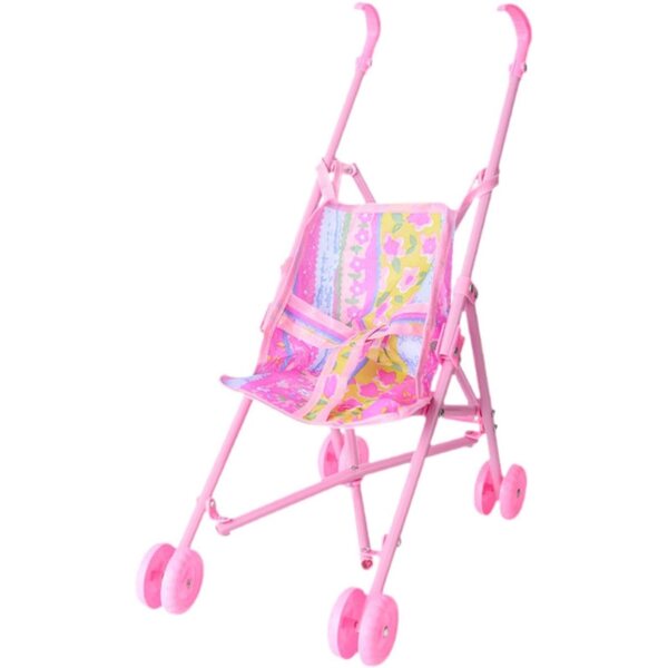Spielzeug-Poussette für Puppen, Höhe 36 cm, Rollenspiele und Lernen