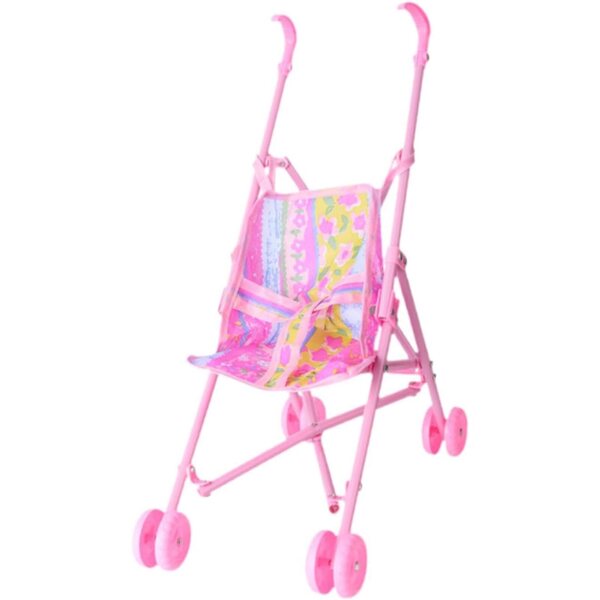 Spielzeug-Poussette für Puppen, Höhe 36 cm, Rollenspiele und Lernen