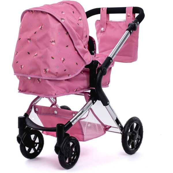 Roma Darcie Poussette für Puppen, verstellbar von 55 bis 78 cm – Rosa