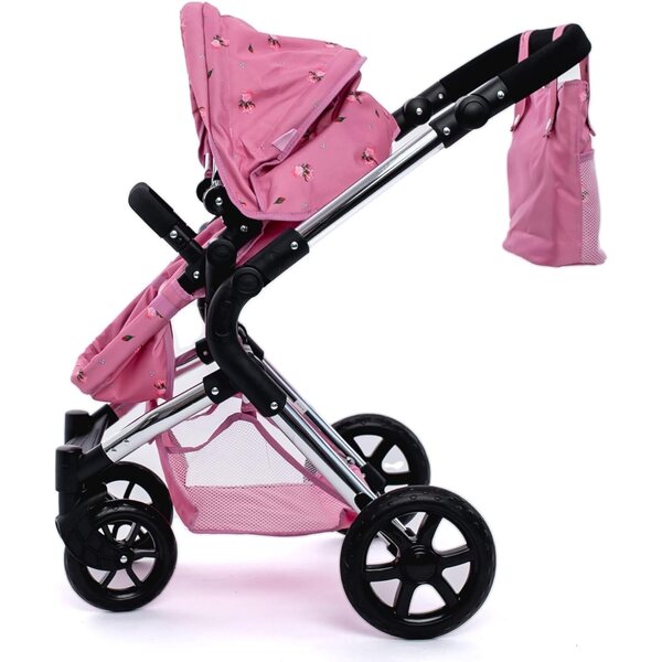 Roma Darcie Poussette für Puppen, verstellbar von 55 bis 78 cm – Rosa