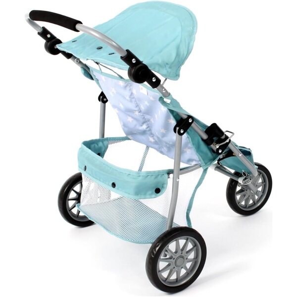 3-Rad-Jogging-Kinderwagen für Bayer Chic 2000-Puppen mit verstellbarem Griff