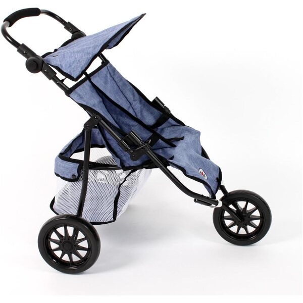 Jogging-Kinderwagen 3 Räder für Puppen mit verstellbarem Griff Bayer Chic 2000