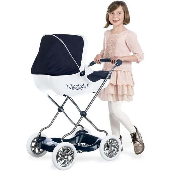 Shara Inglesina elegantes blaues Poussette für Puppen bis 42 cm - Smoby