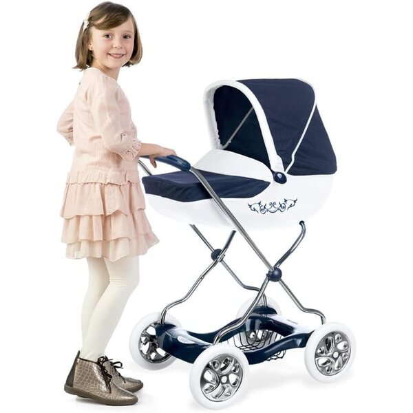 Shara Inglesina elegantes blaues Poussette für Puppen bis 42 cm - Smoby