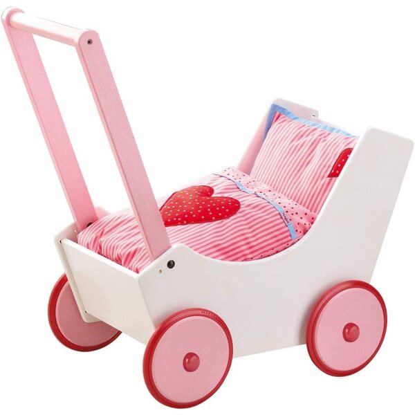 HABA Landau Cuores Puppenwagen – romantisches Herzdesign
