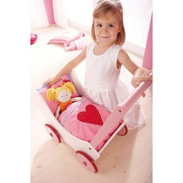 HABA Landau Cuores Puppenwagen – romantisches Herzdesign