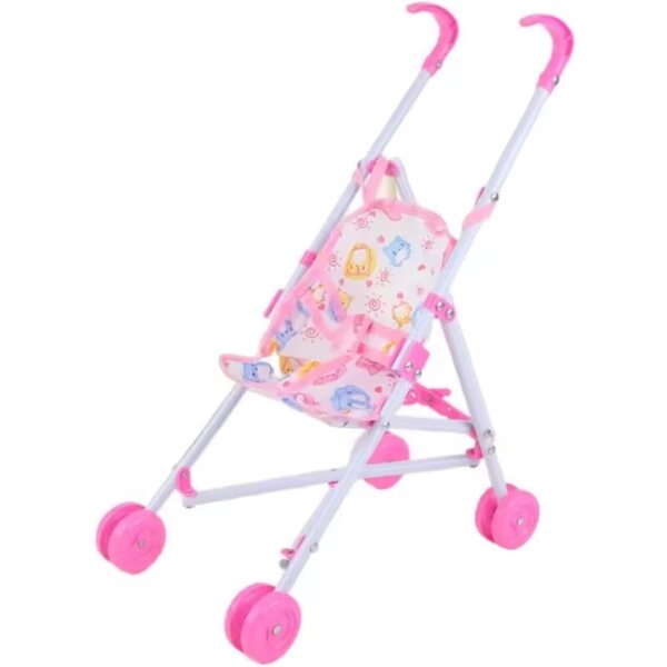 Puppenspielzeug-Kinderwagen aus langlebigem und stabilem Kunststoff für Kinder