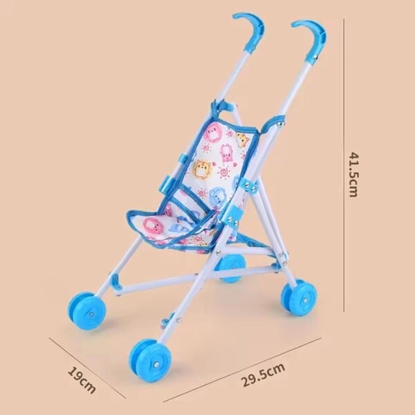 Puppenspielzeug-Kinderwagen aus langlebigem und stabilem Kunststoff für Kinder
