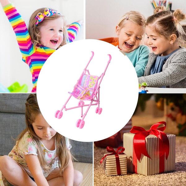 Landau Poussette für interaktive und sichere Puppen für Kinderrollenspiele