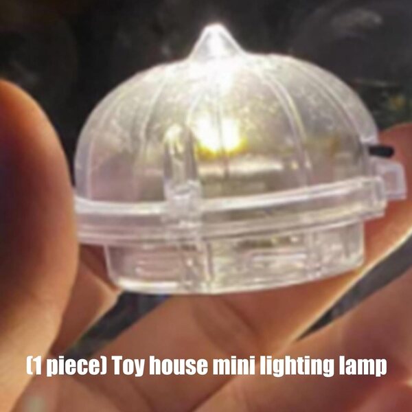 Lampade Miniatura Casa di Bambola 2 Pezzi ABS Luce Morbida Facile Installazione