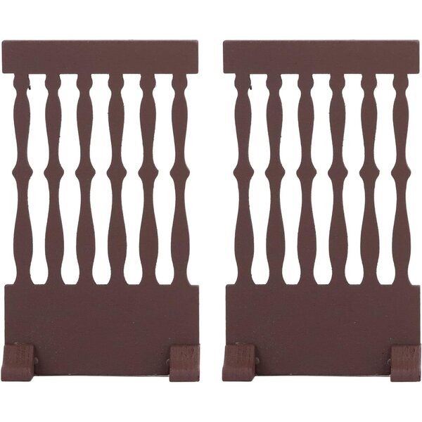 2 Pezzi Schermo Retrò in Legno per Casa delle Bambole 1:12 Mobili Miniatura Vintage