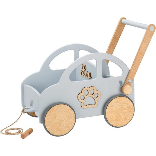 First Road personalisierter Puppenwagen aus Holz – sicheres und langlebiges Spielzeug