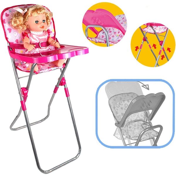 Poussette-Spiel mit Zubehör für Puppen regt die Kreativität und Fantasie der Kinder an