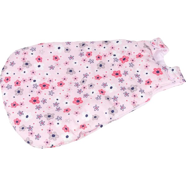 Gigoteuse in tessuto per bambole Goki 42x30x2 cm con motivo floreale rosa