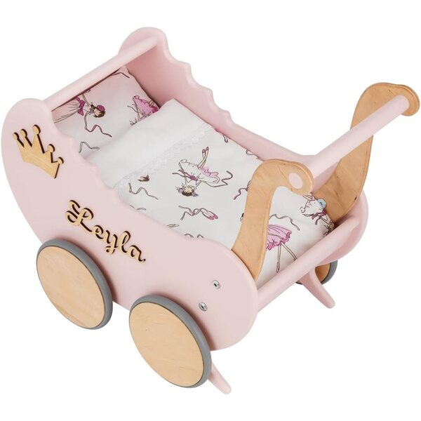 Gigoteuse e Copertina per Bambole in Cotone Morbido per Bambini - Lady Pink