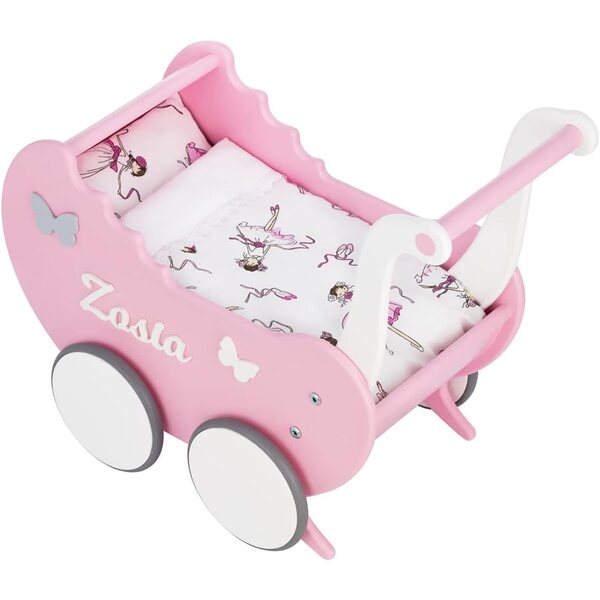 Gigoteuse e Copertina per Bambole in Cotone Morbido per Bambini - Lady Pink