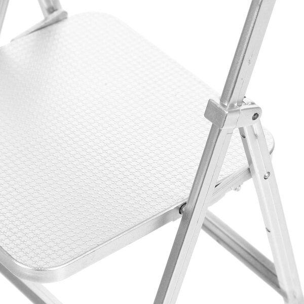 Hemobllo Mini Sedia Pieghevole in ABS per Casa delle Bambole, Realistica e Decorativa