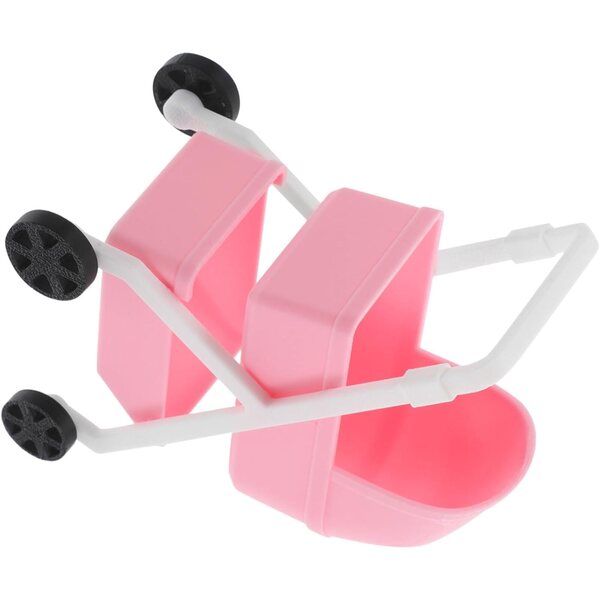 VICASKY Miniatur-Poussette für Puppen – realistisches Spiel und dekoratives Accessoire