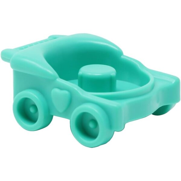 Aquagrünes Ersatz-Poussette für Fisher-Price Little People Casa Dolce Casa J9000