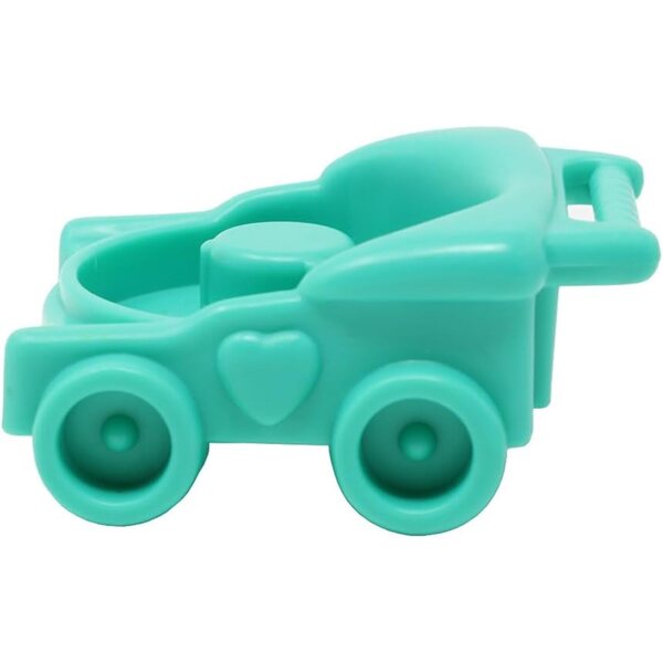 Aquagrünes Ersatz-Poussette für Fisher-Price Little People Casa Dolce Casa J9000
