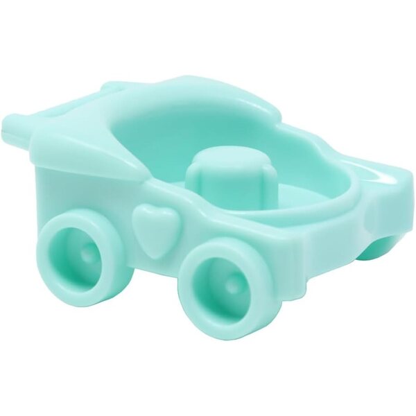 Aquagrünes Ersatz-Poussette für Fisher-Price Little People Casa Dolce Casa J9000