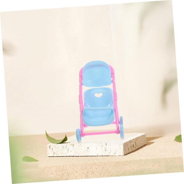 Abaodam Set mit 2 faltbaren Poussetten für realistische Puppen, 14 cm, Lernspiel