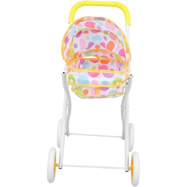 CHICAMPERA Puppen-Poussette mit weichem Poignee und geräumigem Stauraum, 55 cm