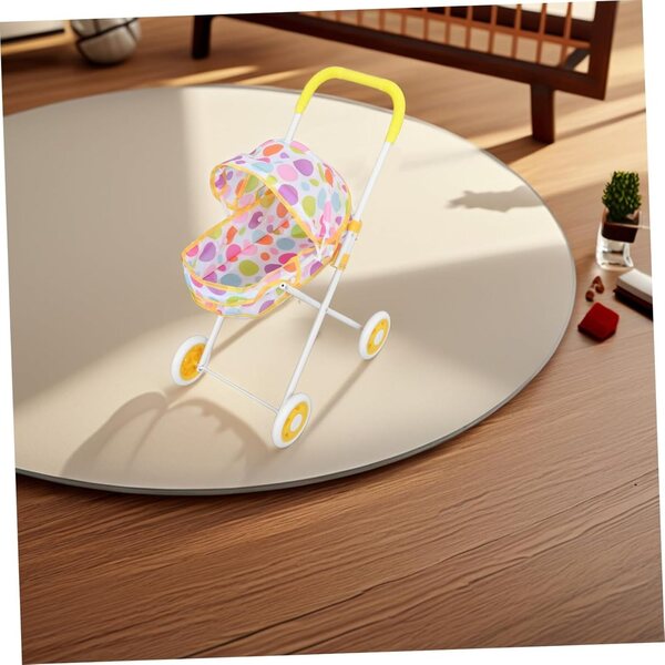 CHICAMPERA Puppen-Poussette mit weichem Poignee und geräumigem Stauraum, 55 cm